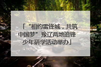 “相约雷锋城，共筑中国梦”豫辽两地追锋少年研学活动举办