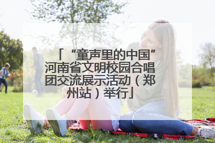 “童声里的中国”河南省文明校园合唱团交流展示活动（郑州站）举行