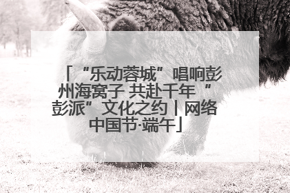 “乐动蓉城”唱响彭州海窝子 共赴千年“彭派”文化之约丨网络中国节·端午