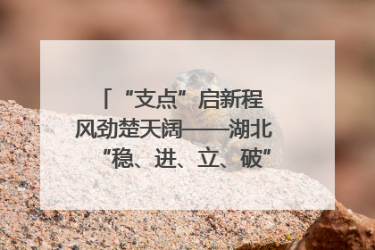 “支点”启新程 风劲楚天阔——湖北“稳、进、立、破”谱写“荆”彩篇章