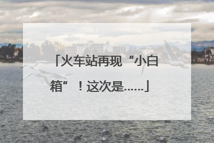 火车站再现“小白箱”！这次是……