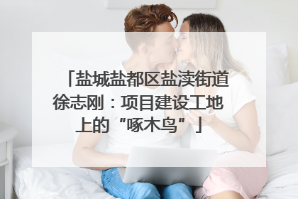 盐城盐都区盐渎街道徐志刚：项目建设工地上的“啄木鸟”