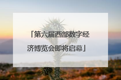 第六届西部数字经济博览会即将启幕