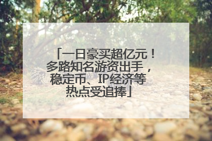 一日豪买超亿元！多路知名游资出手，稳定币、IP经济等热点受追捧