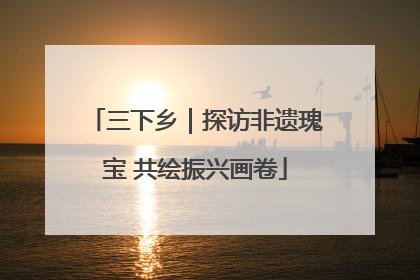 三下乡｜探访非遗瑰宝 共绘振兴画卷