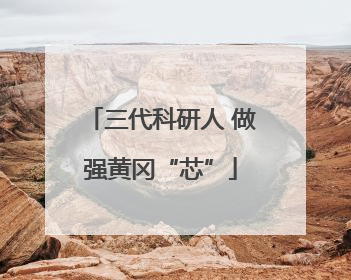 三代科研人 做强黄冈“芯”