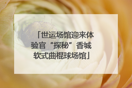 世运场馆迎来体验官“探秘”香城软式曲棍球场馆
