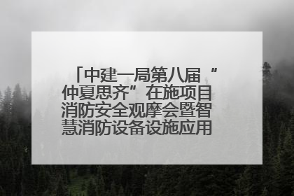 中建一局第八届“仲夏思齐”在施项目消防安全观摩会暨智慧消防设备设施应用交流会成功举办