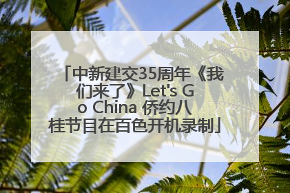 中新建交35周年《我们来了》Let's Go China 侨约八桂节目在百色开机录制