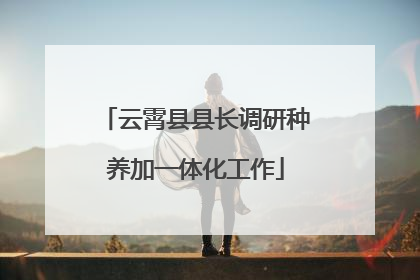 云霄县县长调研种养加一体化工作