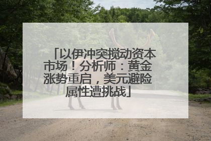 以伊冲突搅动资本市场！分析师：黄金涨势重启，美元避险属性遭挑战