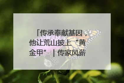 传承奉献基因，他让荒山披上“黄金甲”｜传家风薪火 颂家国情深