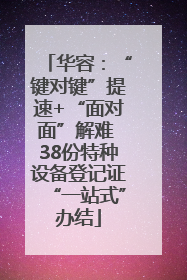 华容：“键对键”提速+“面对面”解难 38份特种设备登记证“一站式”办结