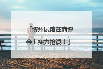 博州展馆在商博会上实力抢镜！