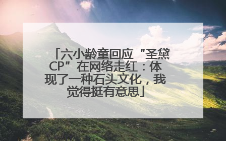 六小龄童回应“圣黛CP”在网络走红：体现了一种石头文化，我觉得挺有意思