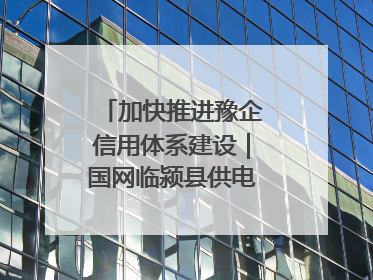 加快推进豫企信用体系建设｜国网临颍县供电公司开展电力行业信用企业现场咨询访谈工作