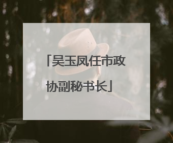 吴玉凤任市政协副秘书长