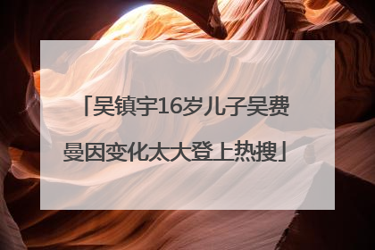 吴镇宇16岁儿子吴费曼因变化太大登上热搜