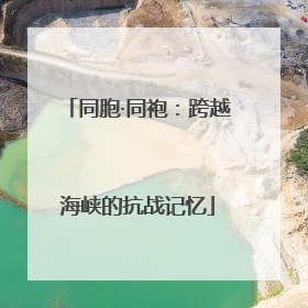 同胞·同袍：跨越海峡的抗战记忆