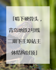 啃下硬骨头，青岛地铁2号线二期下王埠站主体结构封顶