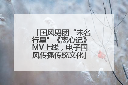 国风男团“未名行星”《离心记》MV上线，电子国风传播传统文化
