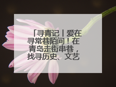寻青记丨爱在寻常巷陌间！在青岛走街串巷，找寻历史、文艺、爱情……