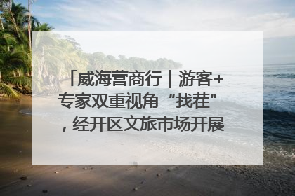 威海营商行｜游客+专家双重视角“找茬”，经开区文旅市场开展暑期前“体检”