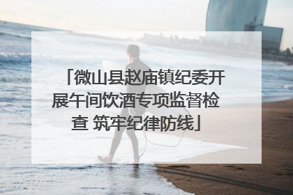 微山县赵庙镇纪委开展午间饮酒专项监督检查 筑牢纪律防线