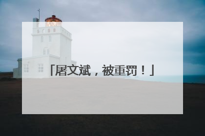 屠文斌，被重罚！