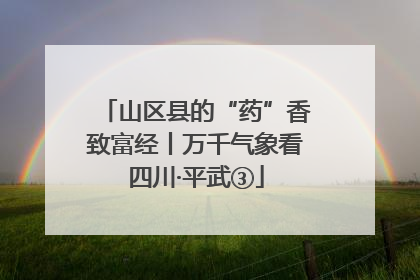 山区县的“药”香致富经丨万千气象看四川·平武③