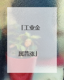 工业金属普涨