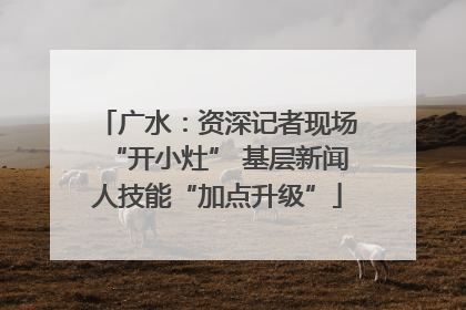 广水：资深记者现场“开小灶” 基层新闻人技能“加点升级”