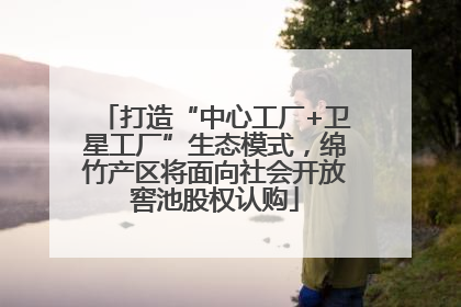 打造“中心工厂+卫星工厂”生态模式，绵竹产区将面向社会开放窖池股权认购