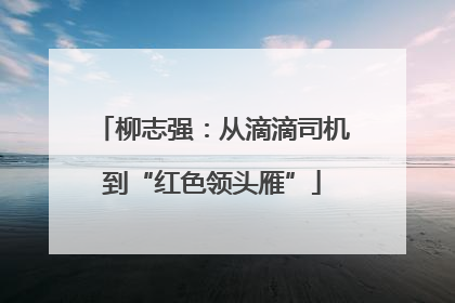 柳志强：从滴滴司机到“红色领头雁”