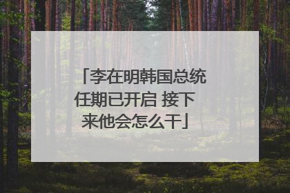 李在明韩国总统任期已开启 接下来他会怎么干