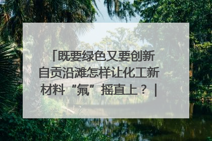 既要绿色又要创新 自贡沿滩怎样让化工新材料“氟”摇直上？｜美好生活有“盐”味