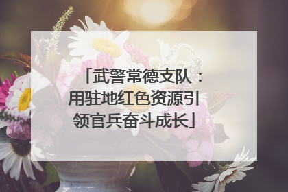武警常德支队：用驻地红色资源引领官兵奋斗成长