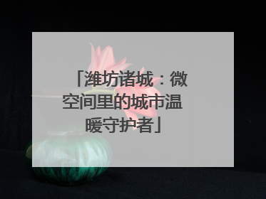 潍坊诸城：微空间里的城市温暖守护者