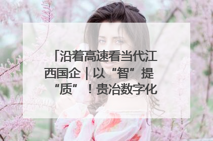 沿着高速看当代江西国企｜以“智”提“质”！贵冶数字化转型迈出新步伐