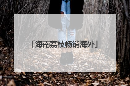 海南荔枝畅销海外