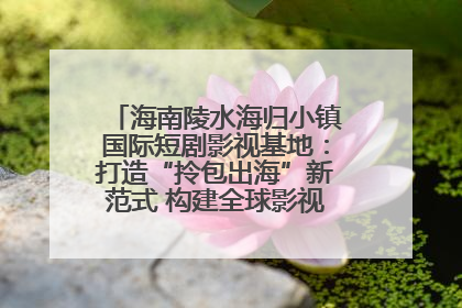 海南陵水海归小镇国际短剧影视基地：打造“拎包出海”新范式 构建全球影视产业“新热土”