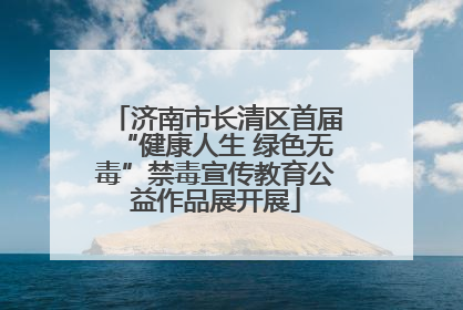 济南市长清区首届“健康人生 绿色无毒”禁毒宣传教育公益作品展开展
