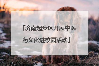 济南起步区开展中医药文化进校园活动
