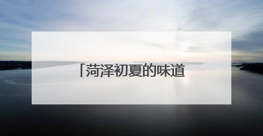 菏泽初夏的味道，都藏在这里
