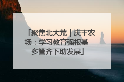 聚焦北大荒｜庆丰农场：学习教育强根基 多管齐下助发展