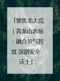 聚焦北大荒｜青龙山农场：融合节气智慧 深耕安全沃土