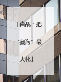 肖战：把“藏海”最大化