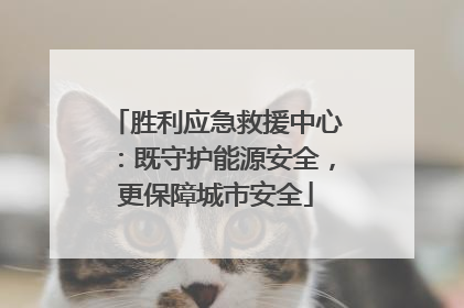 胜利应急救援中心：既守护能源安全，更保障城市安全