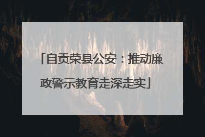 自贡荣县公安：推动廉政警示教育走深走实