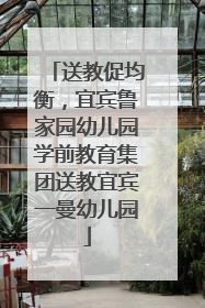 送教促均衡，宜宾鲁家园幼儿园学前教育集团送教宜宾一曼幼儿园
